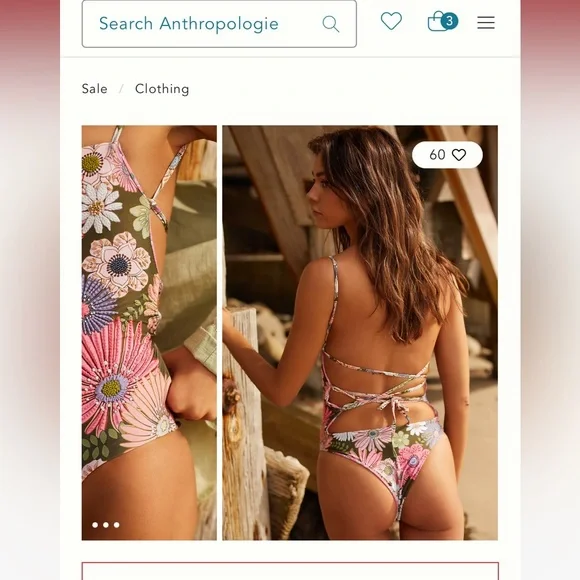 π₯ Agua Bendita Kali Floral One Piece Swimsuit - Reduced π - Picture 3 of 15